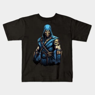 This retro samurai hero is ready to slay all day Kids T-Shirt